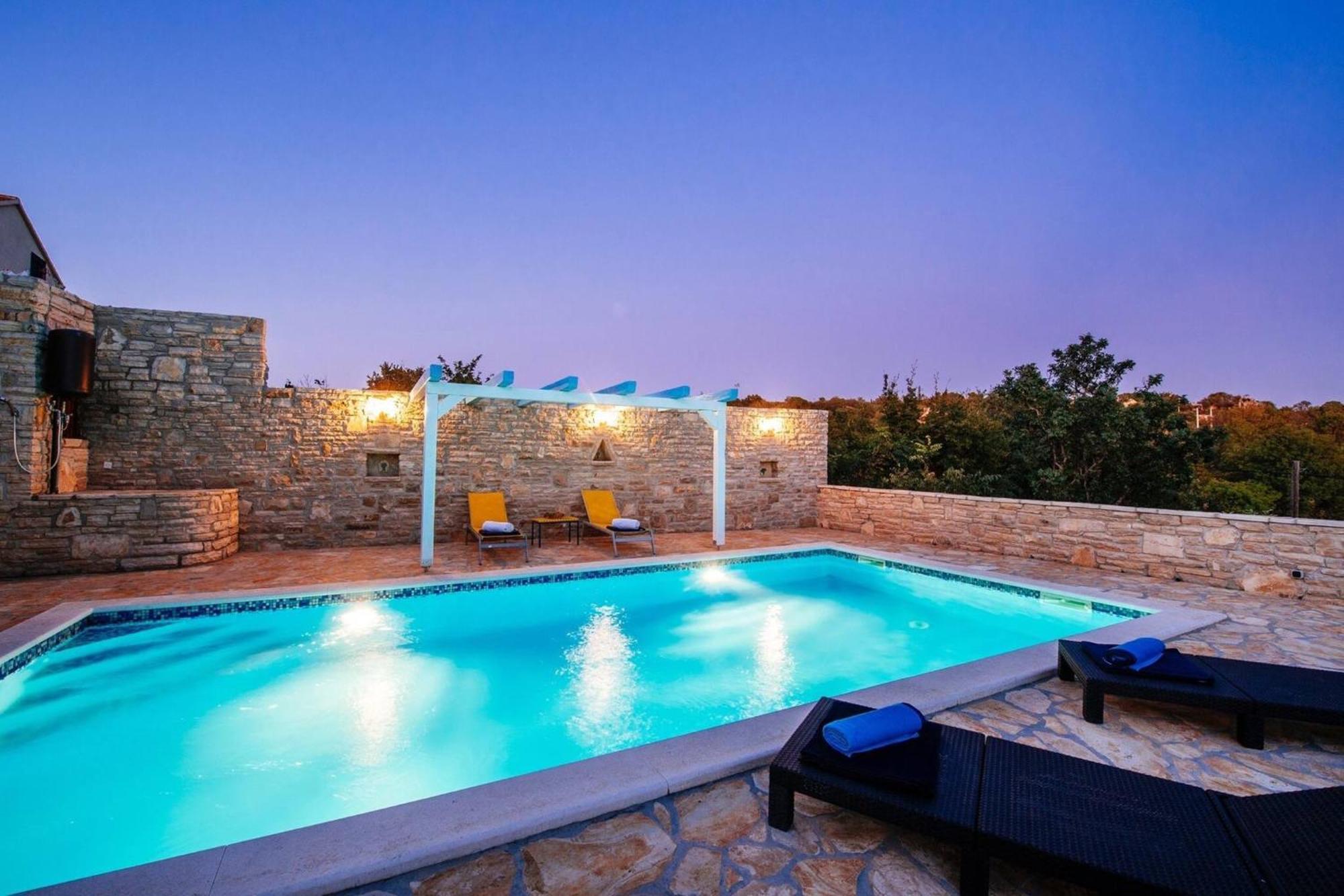 My Dalmatia - Holiday Home Korlat With Private Pool เบนโควัส ภายนอก รูปภาพ