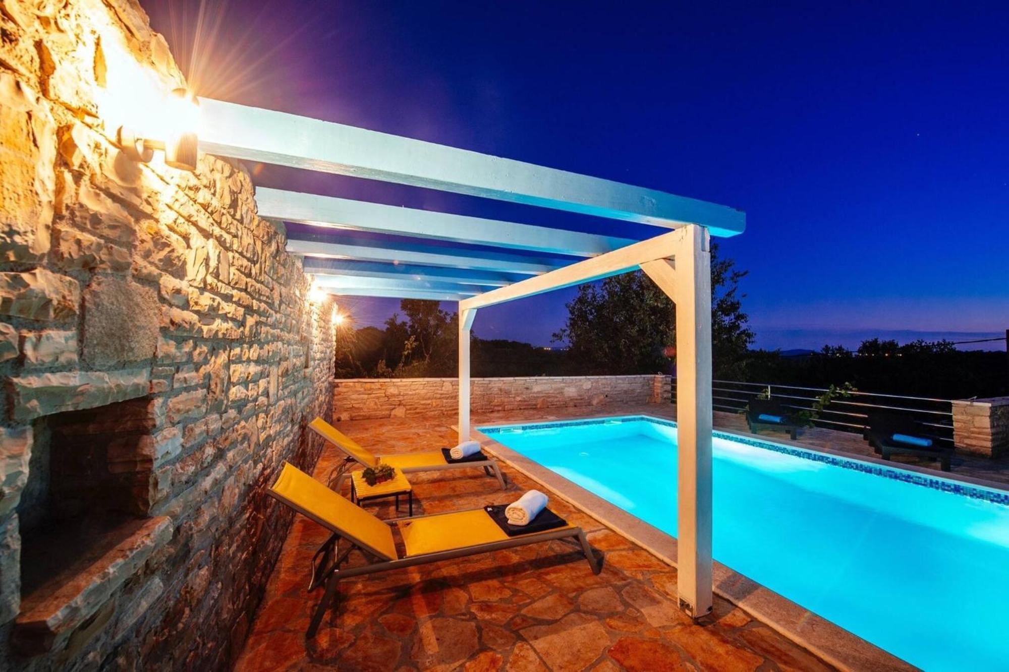My Dalmatia - Holiday Home Korlat With Private Pool เบนโควัส ภายนอก รูปภาพ