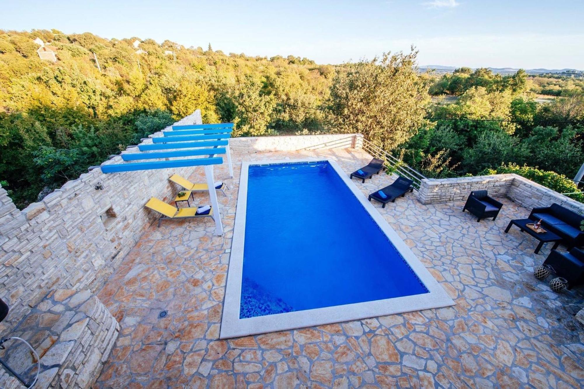 My Dalmatia - Holiday Home Korlat With Private Pool เบนโควัส ภายนอก รูปภาพ