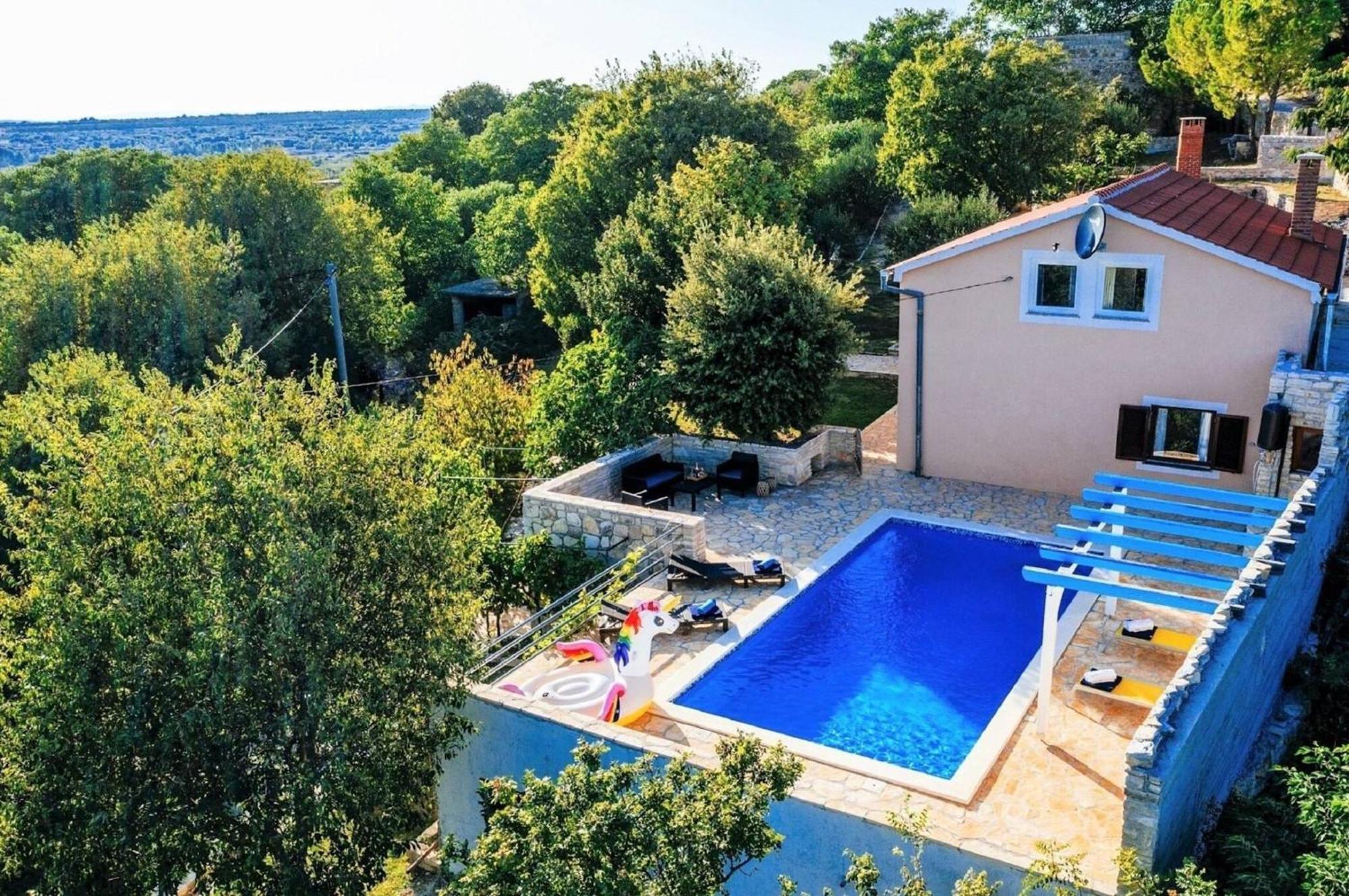 My Dalmatia - Holiday Home Korlat With Private Pool เบนโควัส ภายนอก รูปภาพ